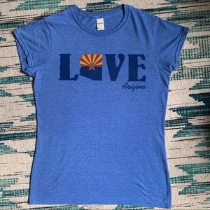 Cute “Love Arizona” short sleeve tshirt